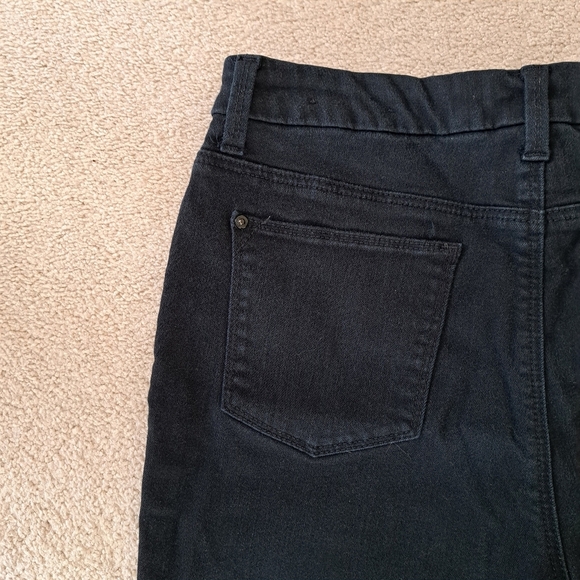 Chico's So Slimming Girlfriend Jeans Women's 8/10 Chicos Size 1 Black Denim Pant - Picture 9 of 14